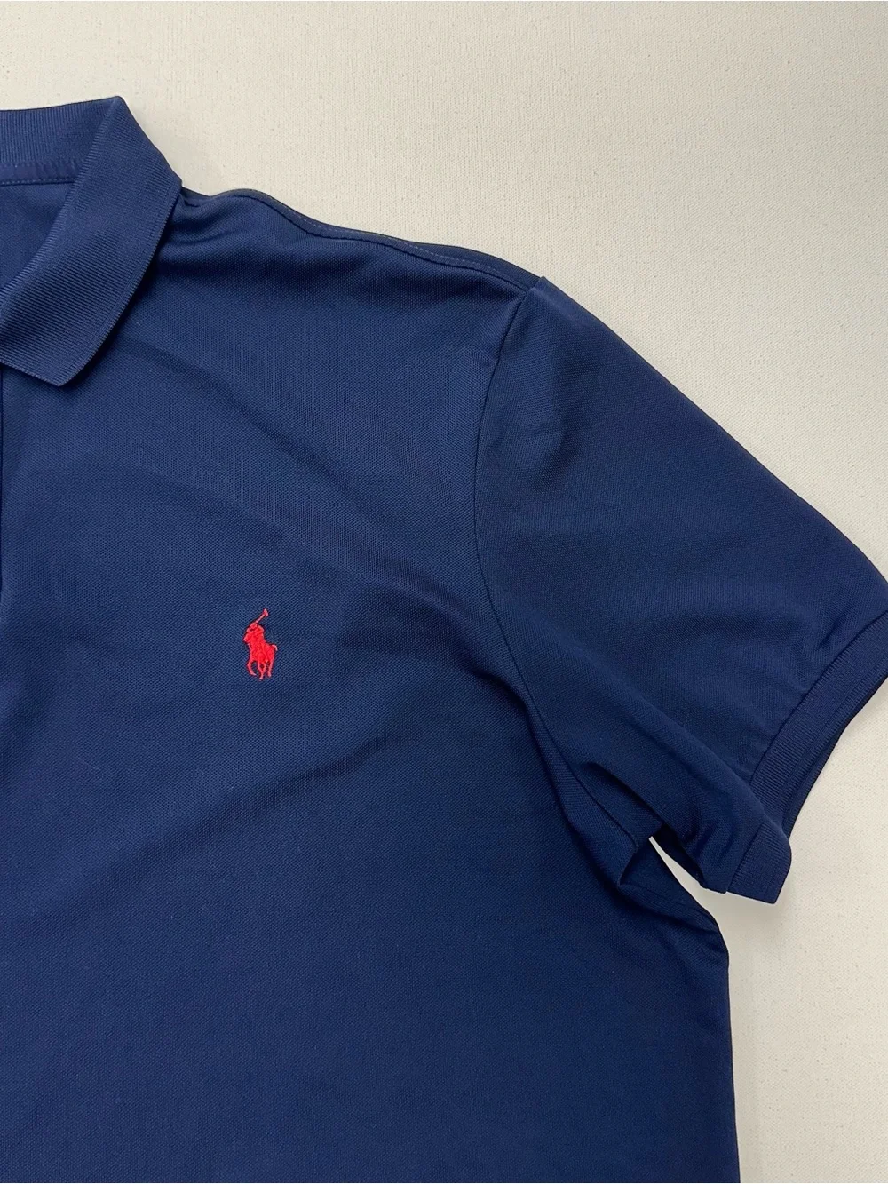Polo Ralph Lauren Performance Polo Shirt Men's 2XL Navy Blue Golf Casual